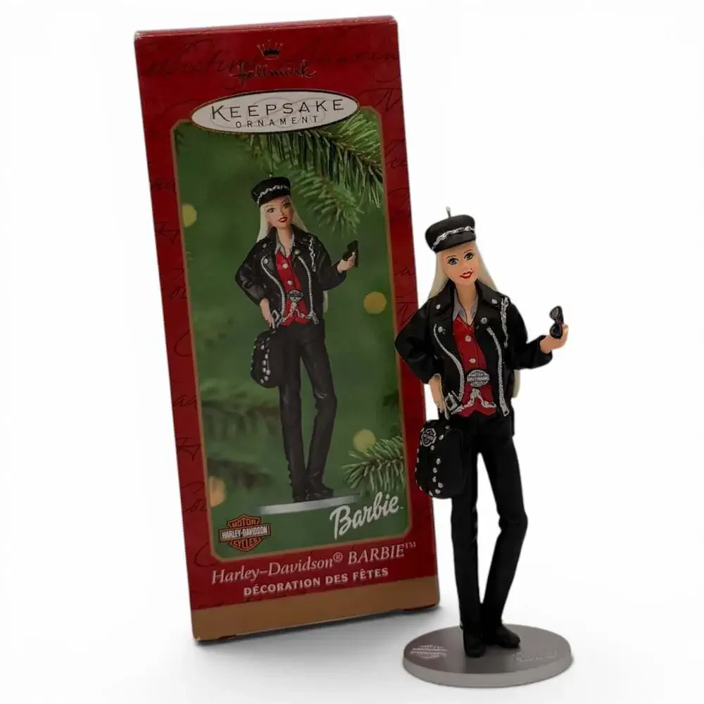 2000 Hallmark Keepsake Ornament Harley-Davidson Barbie